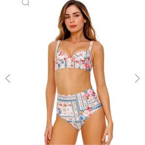 Agua Bendita Balena Bikini Set Size S NWT